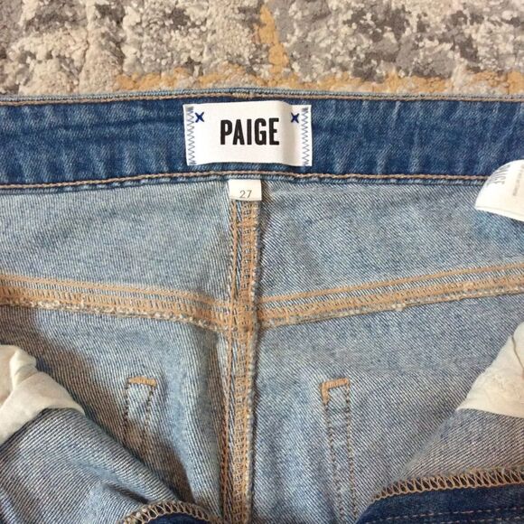 SUPER COOL PAIGE SARAH JEANS! EUC! SIZE 27 - Picture 6 of 13